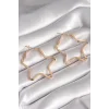 Pirinç Gold Renk Yıldız Model Kadın Küpe
