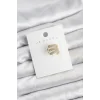 Pirinç Gold Renk Zirkon Taşlı Earcuff Kıkırdak Küpe
