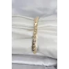 Pirinç Gold Renk Zirkon Taşlı Kadın Bileklik