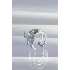 Pirinç Gümüş Renk İncili Ahtapot Earcuff Küpe