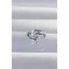 Pirinç Gümüş Renk Zirkon Taşlı Damla Earcuff Küpe