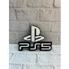 PlayStation 5 Logo Duvar Dekoru Minimal Tasarım 16×12 cm