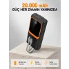 Powerbank 20000 mAh 22.5W Hızlı Şarjlı ve Kompakt Çoklu Kablo Çıkışlı