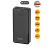 Powerbank Dudao K10Pro 2.4A 20000mAh 2 x USB-A - Siyah (5047)