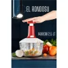 Pratik El Rondosu Üstten Basmalı 5 lı 2.5 LİTRE 14X18CM 720896
