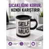 Pratik ve Dayanıklı Termos Kupa | Tek Tuşla Otomatik Karıştırma