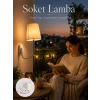 Priz Lambası Esnek Kollu Yatak Başı Aydınlatma