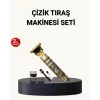 Profesyonel Çizik Tıraş Makinesi – T Çelik lı, 120 Dakika Şarjlı Kullanım, 3 Başlıklı