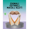 Profesyonel Ovmalı Masaj Aleti Isıtmalı Vücut Masajı İçin Pratik Kullanım
