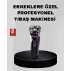 Profesyonel Şarjlı Tıraş Makinesi Ayarlanabilir Başlıklı Kablosuz