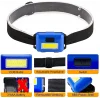 PS-T89 Mini Pilli COB LED 3 Mod Su Geçirmez Kafa Feneri Lambası