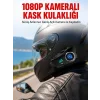 Q28 Bluetooth Kask Kulaklık 1080P Kamera Su Geçirmez Motosiklet Interkom Yeni Nesil