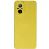 Realme 12 Lite Kılıf Nano İçi Kadife Silikon - Sarı
