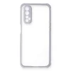 Realme 7 Kılıf Miami Şeffaf Silikon - Lila