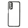 Realme 7 Kılıf Miami Şeffaf Silikon - Siyah