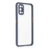 Realme 7 Pro Kılıf Miami Şeffaf Silikon - Gri
