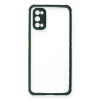 Realme 7 Pro Kılıf Miami Şeffaf Silikon - Koyu Yeşil