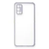 Realme 7 Pro Kılıf Miami Şeffaf Silikon - Lila