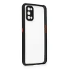 Realme 7 Pro Kılıf Miami Şeffaf Silikon - Siyah
