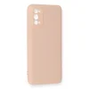 Realme 7 Pro Kılıf Nano İçi Kadife Silikon - Pudra