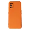 Realme 7 Pro Kılıf Nano İçi Kadife Silikon - Turuncu