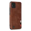 Realme C11 2021 Kılıf Loop Deri Silikon - Kahverengi