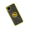 Realme C11 2021 Kılıf Montreal Yüzüklü Silikon Kapak - Sarı