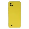 Realme C11 2021 Kılıf Nano İçi Kadife Silikon - Sarı