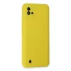 Realme C11 2021 Kılıf Nano İçi Kadife Silikon - Sarı