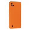 Realme C11 2021 Kılıf Nano İçi Kadife Silikon - Turuncu