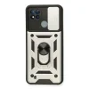 Realme C11 2021 Kılıf Pars Lens Yüzüklü Silikon - Gümüş