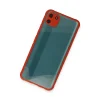 Realme C11 Kılıf Miami Şeffaf Silikon - Kırmızı