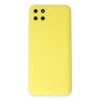 Realme C11 Kılıf Nano İçi Kadife Silikon - Sarı