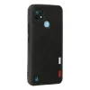 Realme C21 Kılıf Loop Deri Silikon - Siyah