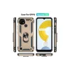 Realme C21 Kılıf Sofya Yüzüklü Silikon Kapak - Gold