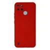 Realme C25y Kılıf Nano İçi Kadife Silikon - Kırmızı