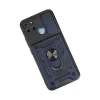 Realme C25y Kılıf Pars Lens Yüzüklü Silikon - Lacivert