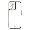 Realme C35 Kılıf Liva Lens Silikon - Siyah