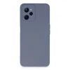 Realme C35 Kılıf Nano İçi Kadife Silikon - Gri