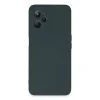 Realme C35 Kılıf Nano İçi Kadife Silikon - Koyu Yeşil