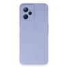 Realme C35 Kılıf Nano İçi Kadife Silikon - Lila