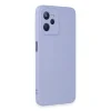 Realme C35 Kılıf Nano İçi Kadife Silikon - Lila