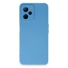 Realme C35 Kılıf Nano İçi Kadife Silikon - Mavi