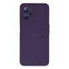 Realme C35 Kılıf Nano İçi Kadife Silikon - Mor