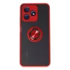 Realme C53 Kılıf Montreal Yüzüklü Silikon Kapak - Kırmızı