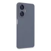 Realme C55 Kılıf Nano İçi Kadife Silikon - Gri