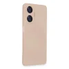 Realme C55 Kılıf Nano İçi Kadife Silikon - Pudra