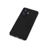 Realme C55 Kılıf Nano İçi Kadife Silikon - Siyah