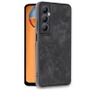 Realme C65 Kılıf Aras Deri Kapak - Siyah