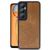 Realme C65 Kılıf Aras Deri Kapak - Taba